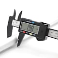 Miniatyrbilde 3 av 5: Digital skyvelære 150 mm + LCD-skjerm