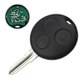 Miniatyrbillede 1 af 5: 433.92mhz 3 Knapper Smart Fjernbetjeningsnøgle Til Benz Smart Fortwo Forfour Roadster -JA