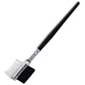Miniatyrbillede 1 af 4: 1 stk. Dame Dobbeltsidet Øjenbrynsbørste Træramme Makeup Sort Kosmetisk Makeupværktøj