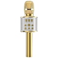 Pikkukuva 1 / 4: Karaokemikrofoni, langaton Bluetooth-mikrofoni lapsille LED-valoilla, kannettava karaokelaite laulamiseen, lelu/lahja tytöille ja pojille, KTV, kaiutin Gold
