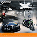 Pikkukuva 4 / 5: LED-autotallivalo, 60 W E27 6500 K 6000 lm työpajavalo, LED-kattovalaisin autotalliin, varastoon, työpajaan, kellariin, kuntosalille, keittiöön (1 kpl)