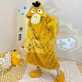 Pikkukuva 1 / 4: Sarjakuva Ankka Talvi Pyjama Aikuisille Onesie Huppari Hauska Pyjama Lämmin Mukava Kotiasu Lounge Tytöt Asuntola Cosplay Yöasu Psyduck Robe And Shoes M