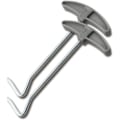 Miniatyrbilde 1 av 3: 2 stk. Teltplugguttrekker, bakkehake-trekkere for enkel fjerning, ideell for camping - 130 mm