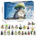 Totoro Figurer Julekalender 24 Dage Jule Nedtælling Blind Boks Jule Overraskelsesgave