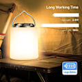 Miniatyrbilde 4 av 5: Oppladbar campinglanterne, oppladbar LED-campinglampe - 3000K varmt hvitt lys, justerbar lysstyrke 3 moduser