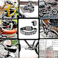 Miniatyrbild 5 av 5: Cykelås, Stålvajer Cykelås, Cykelkedjelås, Svart Cykelås, Återställningsbar Cykelås, Cykelås