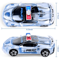 Pikkukuva 2 / 5: Poliisiauto lelu valoilla ja äänillä, 1:36 auto lelu pojille ja tytöille (poliisiauto)
