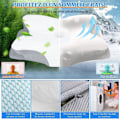 Miniatyrbild 3 av 6: Memory Pillow - Ergonomisk Ortopedisk Kylande - Vit
