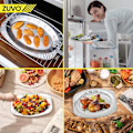 Miniatyrbillede 3 af 4: Serveringsfade til festmad - Pakke med 10 - Store aluminiumsfoliebakker - 35x23cm / 14\" - Ovn- og frysesikre buffet serveringsfade til fester