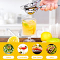 Miniatyrbillede 4 af 4: Citronpresser, Citron Juicer, Kraftig Citrus Juicer, Metal Limepresser, Solid Juicer Hånd, Holdbar Appelsinpresser, Manuel Juicer