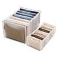 Miniatyrbillede 2 af 5: 2 stk. 7 Rum Jeans Leggings Opbevaringsboks Vaskbar Garderobe Organizer (36x17x12cm)/(36x25x20cm)
