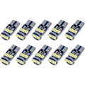 Pikkukuva 1 / 5: 10 kpl T10 W5W LED-polttimoita Canbus Virheetön SMD 4014 Auton LED-lamput 194 168 2825 Valkoinen 6000K, Pysäköintivalot DC 12V
