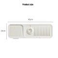 Miniatyrbilde 5 av 5: Silikon Avrenningsmatte, Avløpsskive for Vask, Smal Kranmatte, Anti-Sprut Organizer
