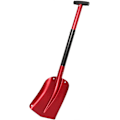 Miniatyrbilde 1 av 5: Sammenleggbar snøspade i aluminiumslegering Teleskopisk snøspade Utendørs bruk for bilcamping hage