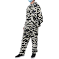 Miniatyrbillede 2 af 2: Sikkerhedsbeskyttelsesdragt Engangs Overall Støvtæt Beklædning Nonwoven Åndbar Isolationsdragt Arbejdsdragt Heldragt Kostume Til Børn Chi As Shown 4XL