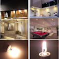Miniatyrbillede 5 af 5: Den nye 10 stk. dæmpbar Mini G4 LED COB pære 6W pære AC DC 12V 220V stearinlys erstatning 30W 40W halogen til lysekrone spotlight AC220V Cold White