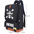 Miniatyrbillede 2 af 5: Anime One Piece Selvlysende Rygsæk Skoletaske Laptop Taske