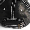 Miniatyrbillede 4 af 5: Bomuldsbroderet Patch Vaskbar Justerbar Baseball Cap Gray