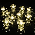 Pikkukuva 1 / 4: 50 LED valoa Persikkakukka Aurinkolamppu LED-nauhavalot valkoinen