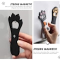 Miniatyrbild 4 av 5: Flasköppnare, 2-pack magnetiska ölflasköppnare, söt tecknad katt tass design ölflasköppnare för hem kök bar (katt tass)