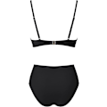Pikkukuva 3 / 4: Korkeavyötäröinen bikinisetti Push Up -bikiniyläosalla ja vatsaa litistävällä alaosalla, halterneck-bikini, kaarituellinen ja topattu 2-osainen bikini