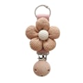 Miniatyrbilde 1 av 5: Stilig Blomsterhattklips Praktisk Blomsterhattklips Reisetilbehør Praktisk Hatteholder Egnet for Hatt og Veske Pink with khaki flow