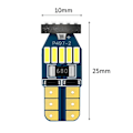 Pikkukuva 5 / 5: 10 kpl T10 W5W LED-polttimoita Canbus Virheetön SMD 4014 Auton LED-lamput 194 168 2825 Valkoinen 6000K, Pysäköintivalot DC 12V