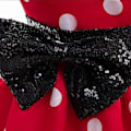 Miniatyrbild 5 av 5: Minnie Prinsessklänning Flickor Föreställningsklänning Festklänning Klänning Red 100cm
