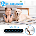 Miniatyrbild 2 av 4: 20-pack Mattgrepp | Återanvändbara & Halkfria Mattgrepp för Laminatgolv och Trägolv, Multifunktionell Tvättbar Matttejp (20-pack)
