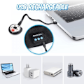 Miniatyrbillede 4 af 4: Bluetooth Hue med LED - Herregave - Original - Vinter - Sort - 3-i-1