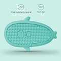 Miniatyrbild 5 av 7: Hajtofflor för pojkar och flickor, Shark Flip Flops för män och kvinnor, Shark Slippers, Bekväma halkfria pool-hajsandaler med tjock sula för sommaren Green mint 40/41