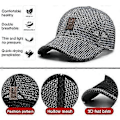 Miniatyrbillede 3 af 5: Unisex Åndbar Fuld Mesh Hat, Hurtigtørrende Løbehat, Sommer Mesh Baseball Cap Justerbar Kølende Vandsportshat Dark grey