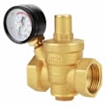 Miniatyrbilde 4 av 5: Trykkregulator, DN25 Justerbar Messing Slitesterk Vanntrykkreduserende Regulator + Metrisk Gjenget (1.6MPa)