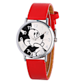 Miniatyrbillede 2 af 4: Sød Mickey Tegnefilm Børn Studerende Ur Mickey Mouse Bælte Mode Quartz Ur Sort Black