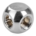 Miniatyrbillede 1 af 3: Computer Split Type Vandkølet Sfærisk Trevejs Samling Messing Vandkølede Fittings G1/4 Gevind