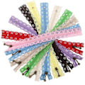 Miniatyrbild 4 av 5: Slumpmässig färg 20 st 30 cm dragkedjor spets nylon för sömnadsklänning
