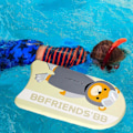 Miniatyrbild 2 av 5: Simbräda Pool Flyter Lättvikt Simboj Simbräda för Poolträning Sommar Sea Lion