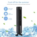 Miniatyrbillede 5 af 6: Stille Søjleventilator - 2 Hastigheder - Bladløs Tårnventilator - Bærbar USB Stående Ventilator - Sort