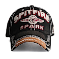Miniatyrbillede 3 af 5: Bomuldsbroderet Patch Vaskbar Justerbar Baseball Cap Wine Red