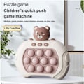 Miniatyrbild 8 av 8: BRUNT BJÖRN Pop It-spel - Pop It Pro Light Up-spel Snabb tryck Fid