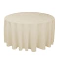 Rund duk i polyester, maskintvättbar - Champagne 200cm 200cm 200cm
