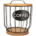 Miniatyrbild 1 av 4: Kaffekapselkorg, kaffekapslar kapselhållare, förvaring för kaffekapslar, ap-korg, för förvaring av kaffekapslar och frukt