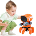 Miniatyrbillede 2 af 5: Elektronisk Robot Legetøj Syngende Musik Robot med Musikalske og Farverige Lys