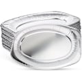 Miniatyrbillede 1 af 4: Serveringsfade til festmad - Pakke med 10 - Store aluminiumsfoliebakker - 35x23cm / 14\" - Ovn- og frysesikre buffet serveringsfade til fester
