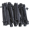 Miniatyrbilde 1 av 5: Dryppspredere for vanning, med 4mm/7mm slangekobling, justerbar 360° emitter mikro diffuser dryppsystem vanningsslange, 50 stk