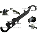 Miniatyrbillede 2 af 3: Jubee Multi Wrench Værktøj Ar 15 / M4 Stål Våbenmekaniker Kraftig Combo Skruenøgle p202411261254