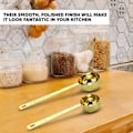 Miniatyrbild 5 av 5: Premium kaffeskopset - 1 msk (15 ml) & 2 msk (30 ml) måttsked - 2-pack - Guld