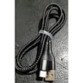 Miniatyrbilde 3 av 4: Sterk og slitesterk USB-A til USB-C hurtigladerkabel Ladekabel Synkronisering for smarttelefoner og nettbrett