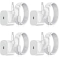 Miniatyrbillede 1 af 6: 4-pak - Oplader til Samsung - Hurtig oplader - Adapter + Kabel 20W Hvid one size (NT) 4-Pak Samsung 4-Pack Samsung