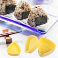 Miniatyrbild 5 av 5: Onigiri Form, 3-pack Musubi Form, Triangel Sushi Maker, Non-stick Musubi Maker Press med Liten Risspade